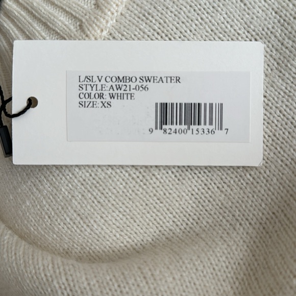 NWT Sea New York Ruffle Combo Sweater - Picture 13 of 13